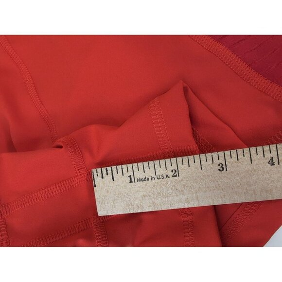 Nike Pro Training Shorts‎ Womens Small Orange Red Blue 3" High Rise Tight Fit - Picture 10 of 10